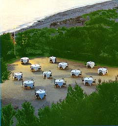 Open air dining